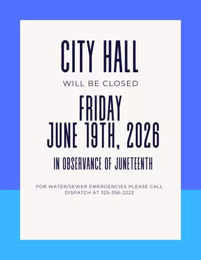 June 19th City Hall Closure